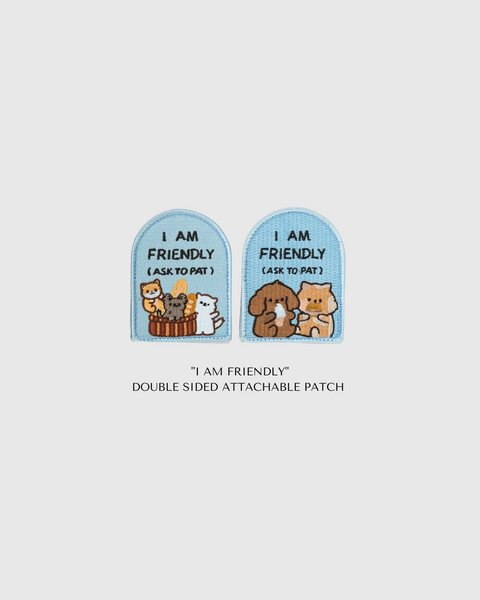 I AM FRIENDLY (FURY&FRIENDS) | ATTACHABLE PATCH