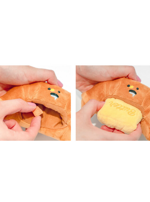 Butter Croissant Nosework Toy