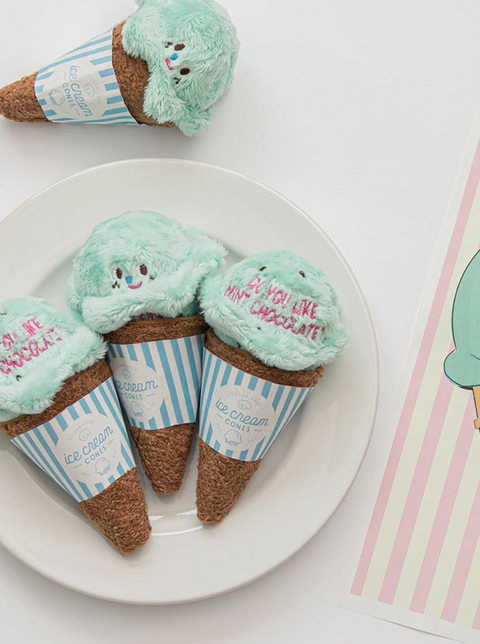 Mint Ice Cream Nosework Toy