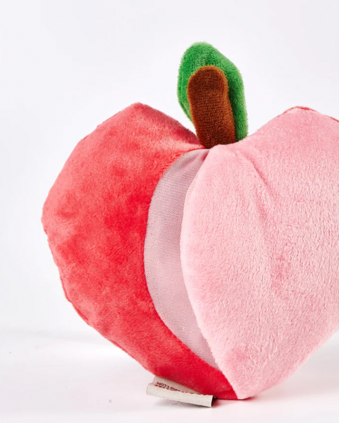 Woofy Peach Fruit Plush – LICKED.