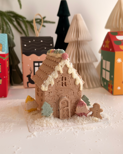 DIY GINGERBARK HOUSE
