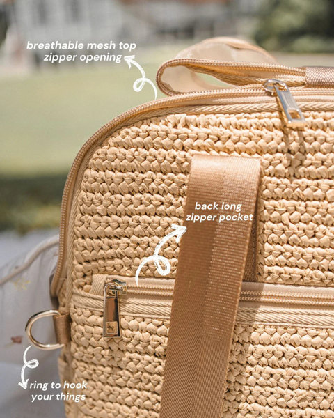 SOLEIL WOVEN PET CARRIER (SIZE S)