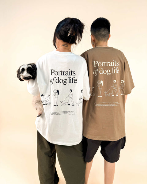 Portraits Of Dog Life Tee