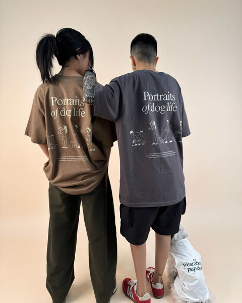 Portraits Of Dog Life Tee