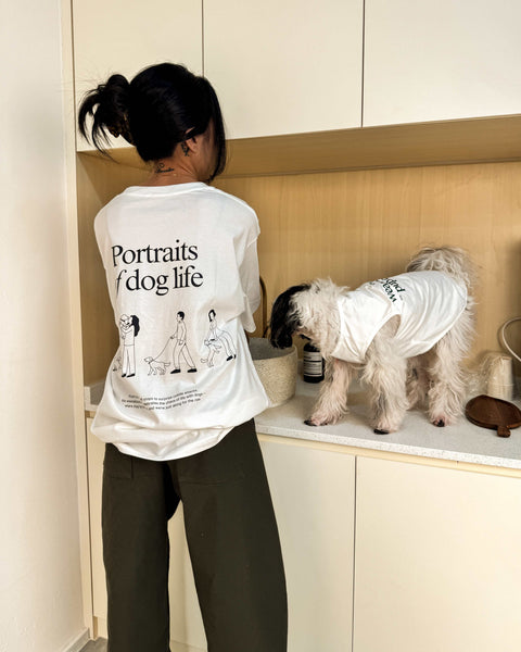 Portraits Of Dog Life Tee