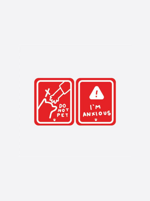 DO NOT PET/I’M ANXIOUS Reversible Patch